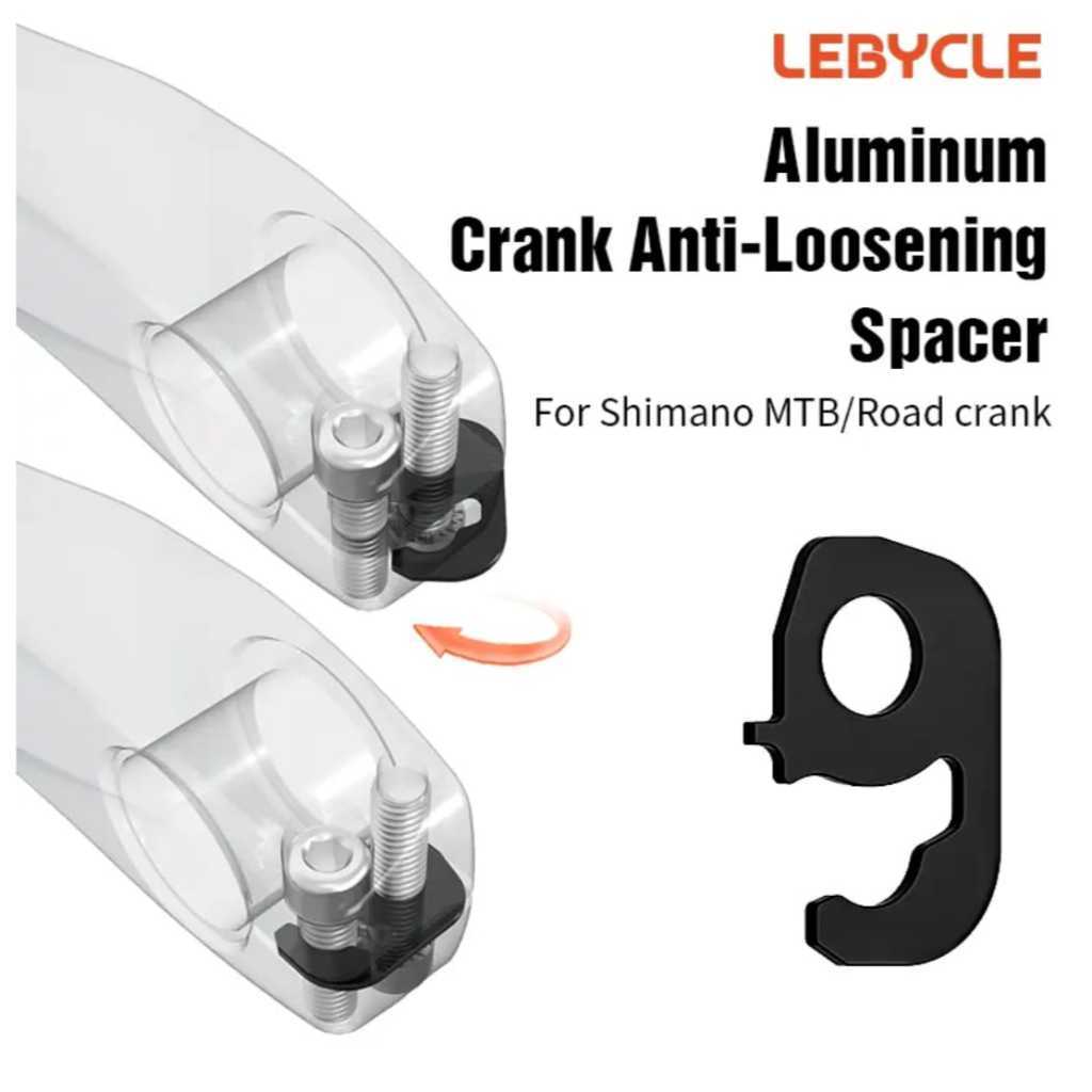 Foto Plate Pin Lock Guide Spacer Shim Pengunci Arm Crank Shimano Crankset Hollowtech II HT 2