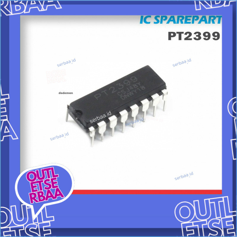 PT2399 CD2399 DIP-16 2399 Audio Digital Reverb Echo Processor IC