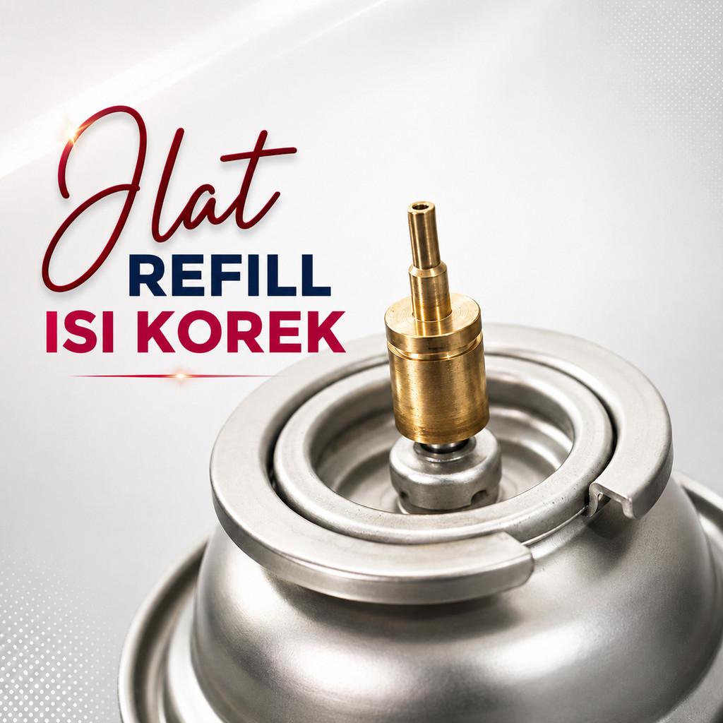 ADAPTER ALAT ISI ULANG KOREK GAS / REFIL KOREK ADAPTER DARI GAS PORTABLE KE KOREK