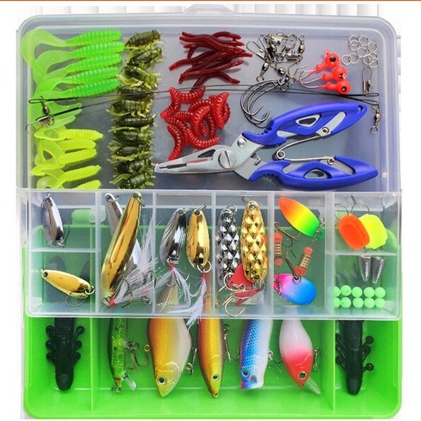 TERLARIS Umpan Casting 1 Set Box Umpan Gabus 1 Set Box Lengkap Umpan Casting Gabus Toman Soft Frog U