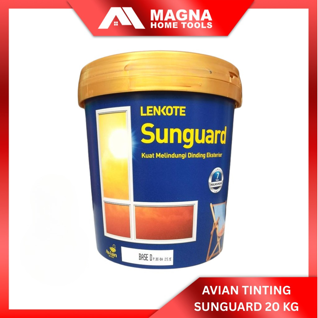 AVIAN | Lenkote Sunguard 20 Kg Pail Tinting Cat Tembok Eksterior