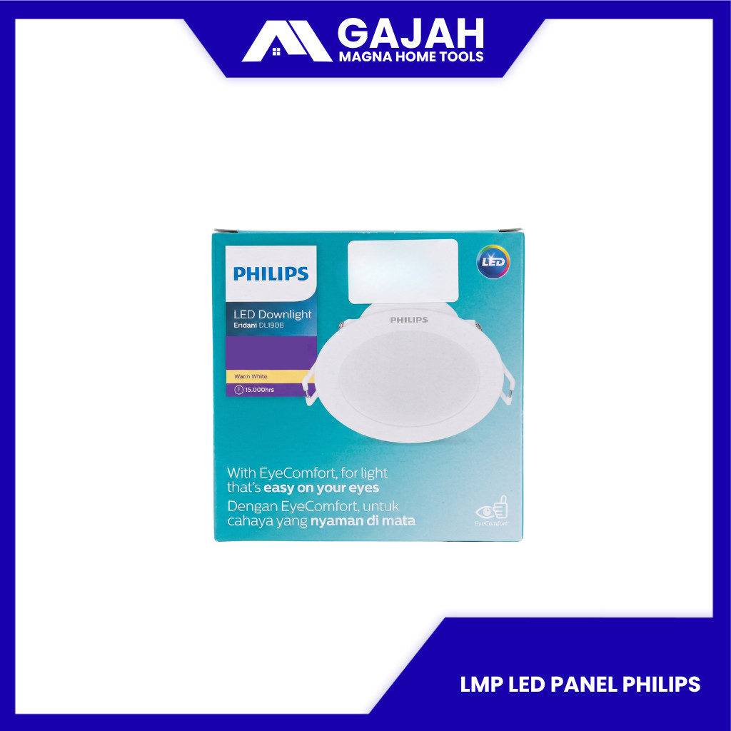 Lampu LED Panel PHILIPS Lampu Plafon LED Panel untuk Rumah Kantor Toko