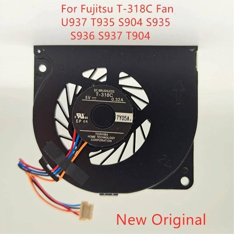 New Original Laptop CPU Cooling Fan For Fujitsu T-318C Fan U937 T935 S904 S935 S936 S937 T904 Q702 D