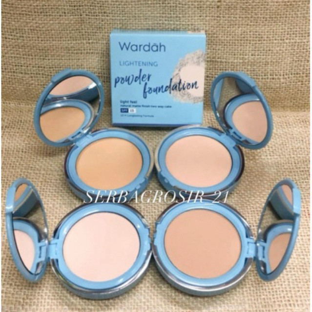 (GROSIR) BEDAK TWC WARDAH / WARDAH LIGHTENING POWDER FOUNDATION [ BUTAMI OFFICIAL ] gp