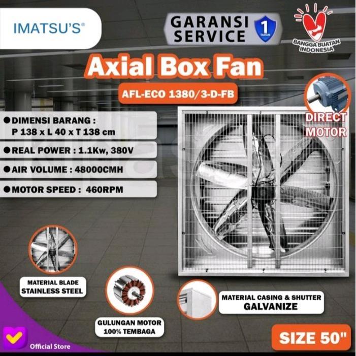 Blower Exhause Box Fan 50 inch