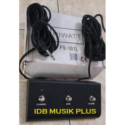 Footswitch Foot Switch 3 Channel Hiwatt Fs301 Fs 301 Original