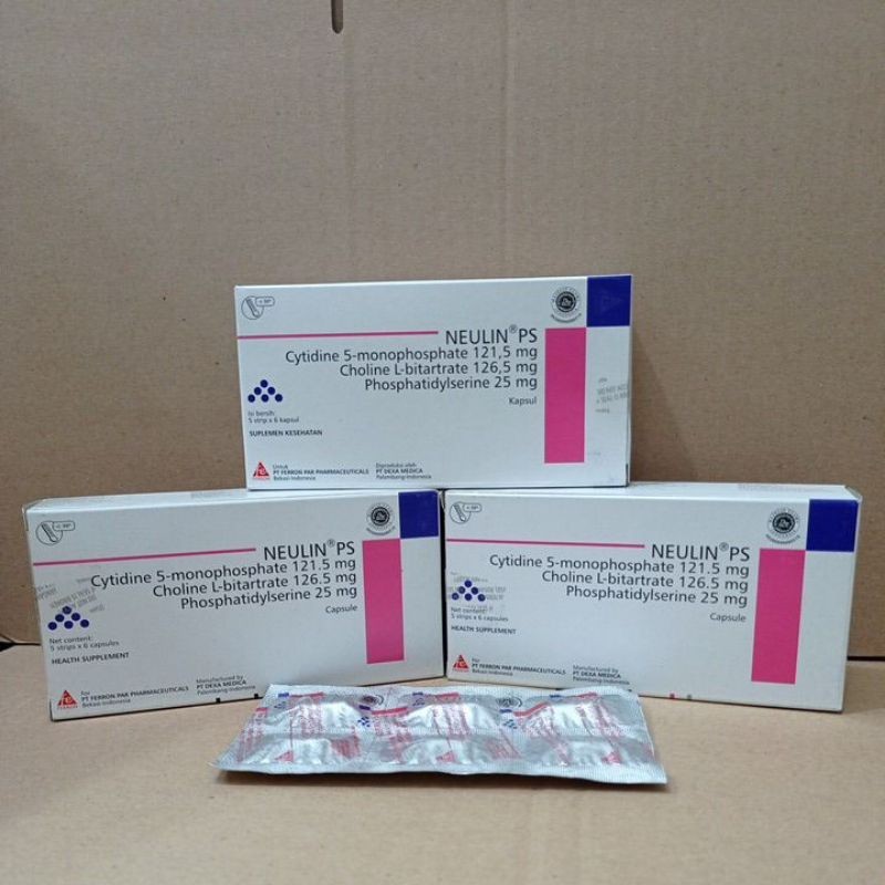 neulin ps suplemen kesehatan 1 strip dan 1 box