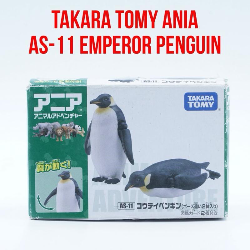 Takara Tomy Ania AS-11 AS11 Emperor Penguin Pinguin Kaisar Aptenodytes Forsteri Animal Adventure | M