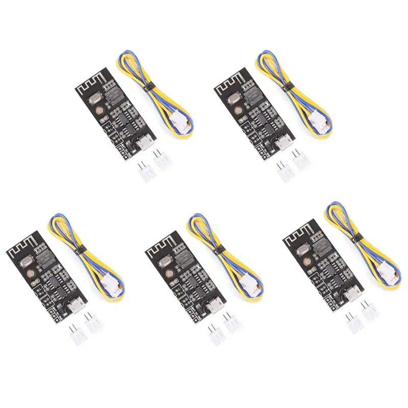 5X Bluetooth Amplifier Board, 5W +5W Output Power, DC 3.7V-4.2V/5V Mini Bluetooth Speaker Board-B12B