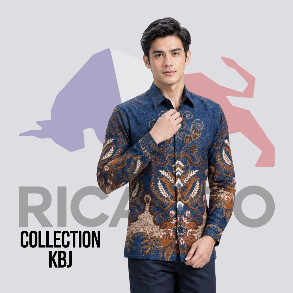 RICARDO [ COLLECTION ] KBJ  - Kemeja batik panjang | Slimfit