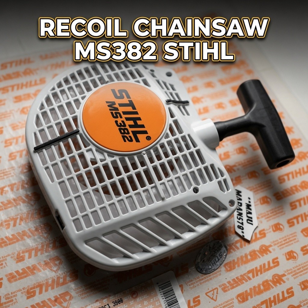 recoil starter sthil ms382 chainsaw sthil gergaji kayu recoil stater chainsaw stihl ms382/kap stater