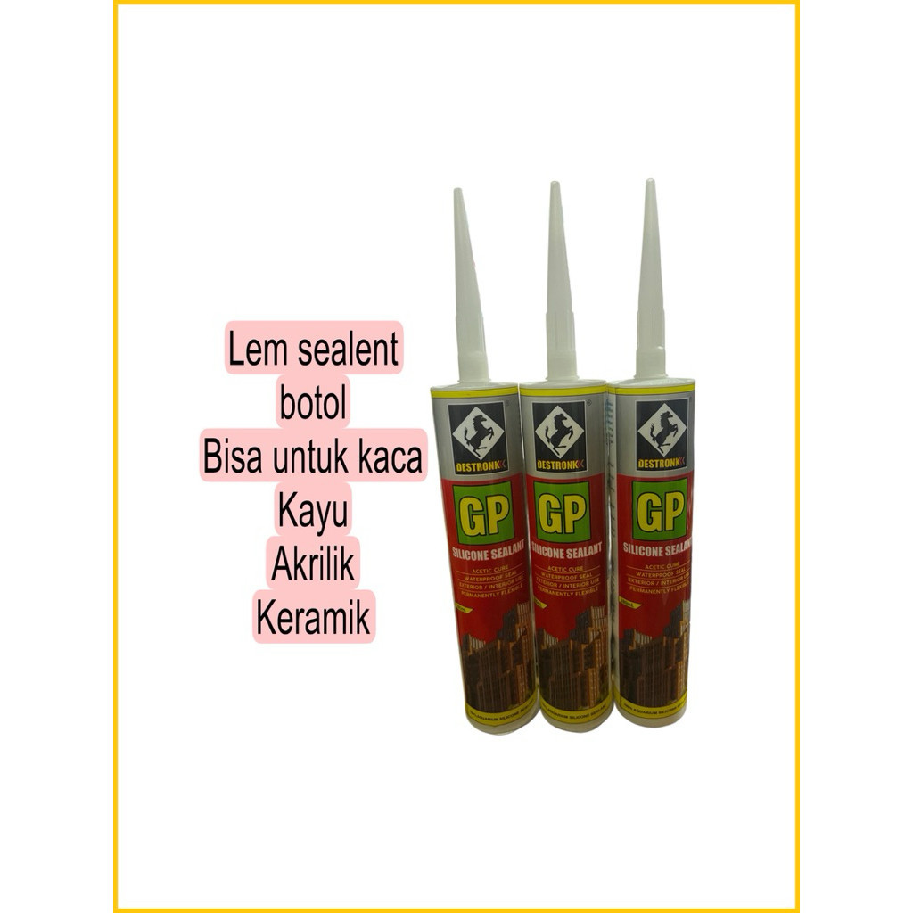 mws - LEM SEALENT / LEM SILICON SEALENT / SEALENT KACA CLEAR ASAM / LEM HANDSOME SILICON SEALENT