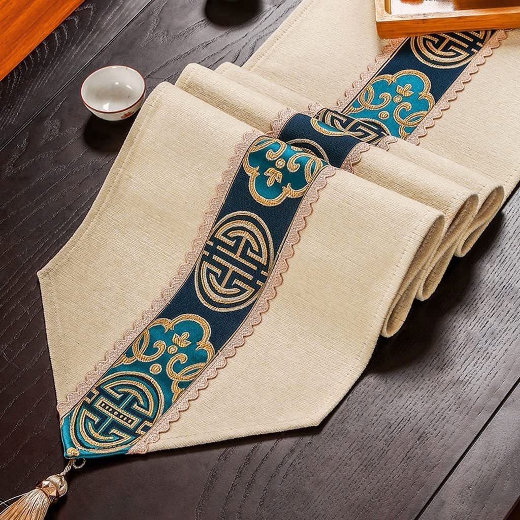 Taplak Meja Makan Panjang Mewah / Longevity Table Runner