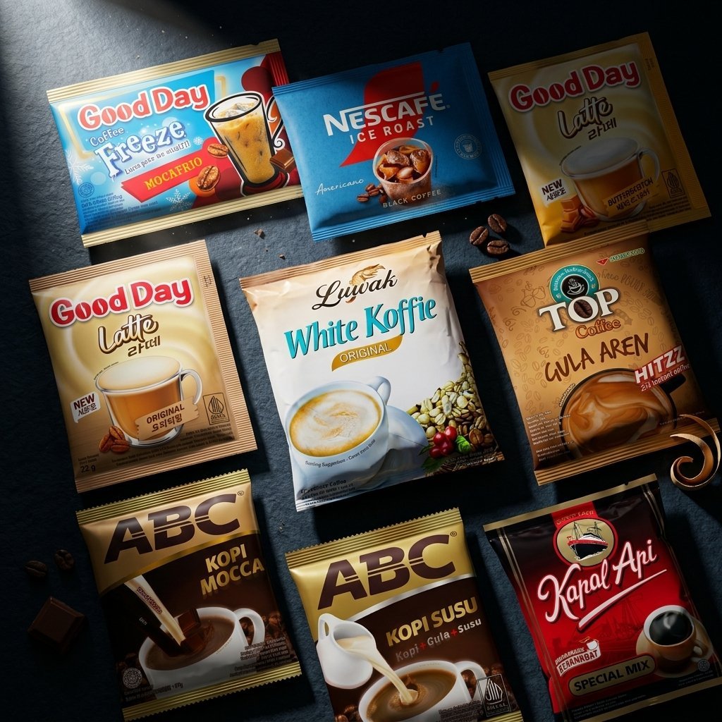 Aneka minuman kopi Harga ecer Kapal Api Special Mix abc susu mocca luwak white koffie original top g