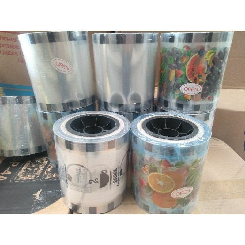 SEAL CUP GELAS PLASTIK / PLASTIK LID CUP SEALER  Bermacam Motif