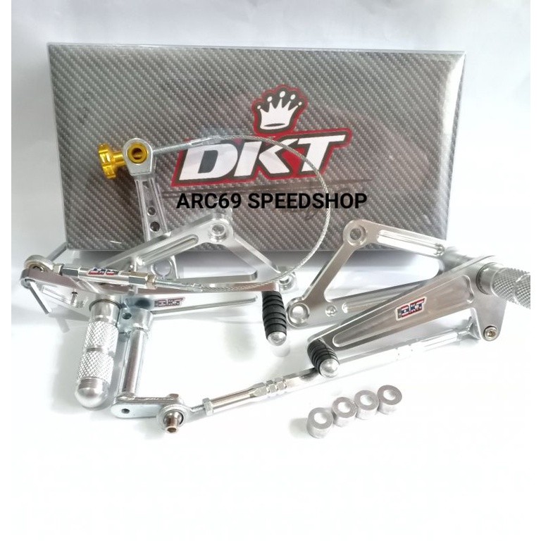 Paket Footstep Underbone DKT + Striker Non Disc / Tidak Cakram Belakang Kawasaki Ninja R-RR UB + Sel