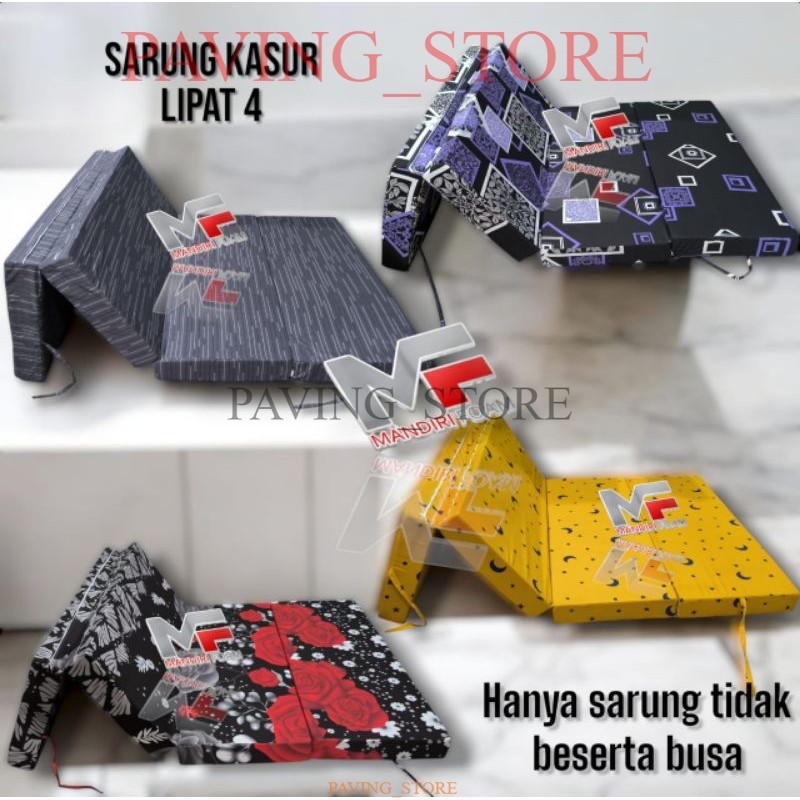 Sarung Kasur Lipat 4 Resleting Inoac  Tebal 5cm 10cm 15cm 20cm Sarung Kasur Lipat Inoac Sarung Kasur