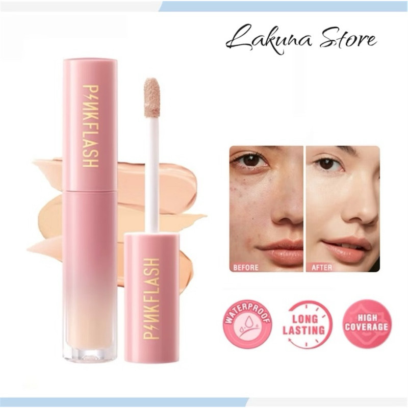 Pinkflash Lasting Matte Concealer / Foundation Tahan Lama Anti Air