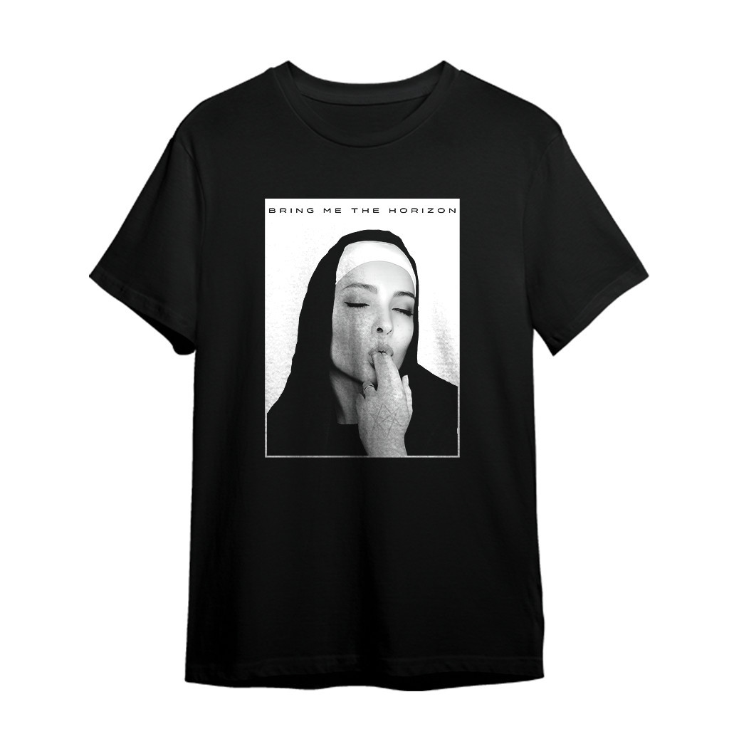 KAOS BRING ME THE HORIZON NUN TSHIRT BMTH THE NUN KAOS BAND