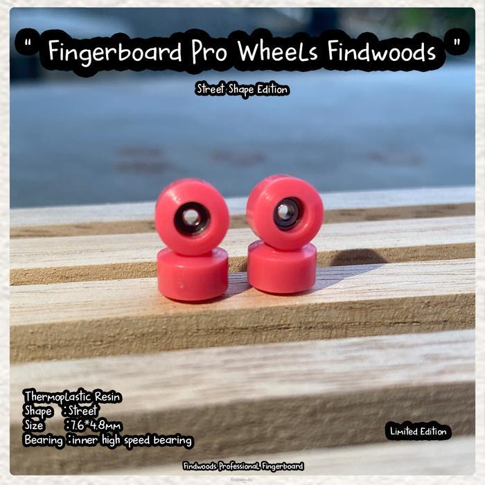 Fingerboard wheels Pro Street Resin Findwoods Roda - Soft Blue