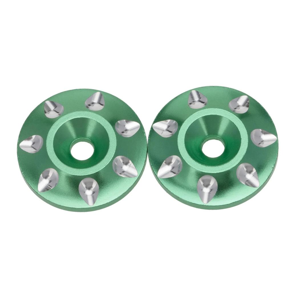 PigRC 2pcs Metal Wing Mounting Tail Washer M3 Screw Gasket For 1/10 1/8 RC Car Off Road Buggy Short 