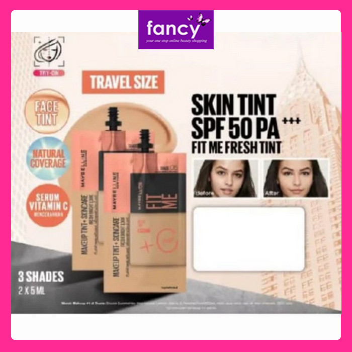 Maybelline Fit Me FRESH TINT Foundation Sachet 5ml | Liquid Foundation