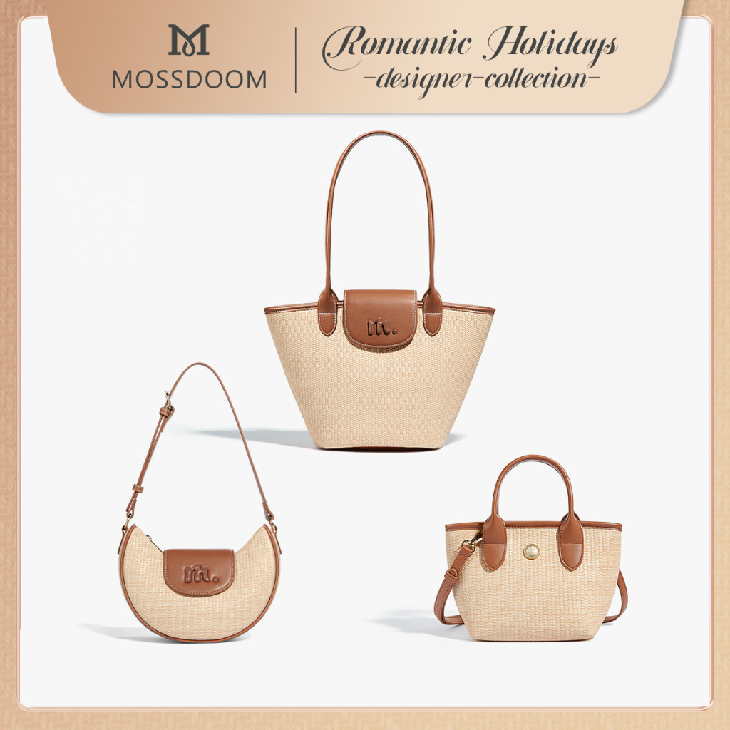 [TERMURAH]  Tas Wanita Tas Anyaman Desain Koleksi Fashion Elegan Viral Simple Lucu Tas Imut ootd