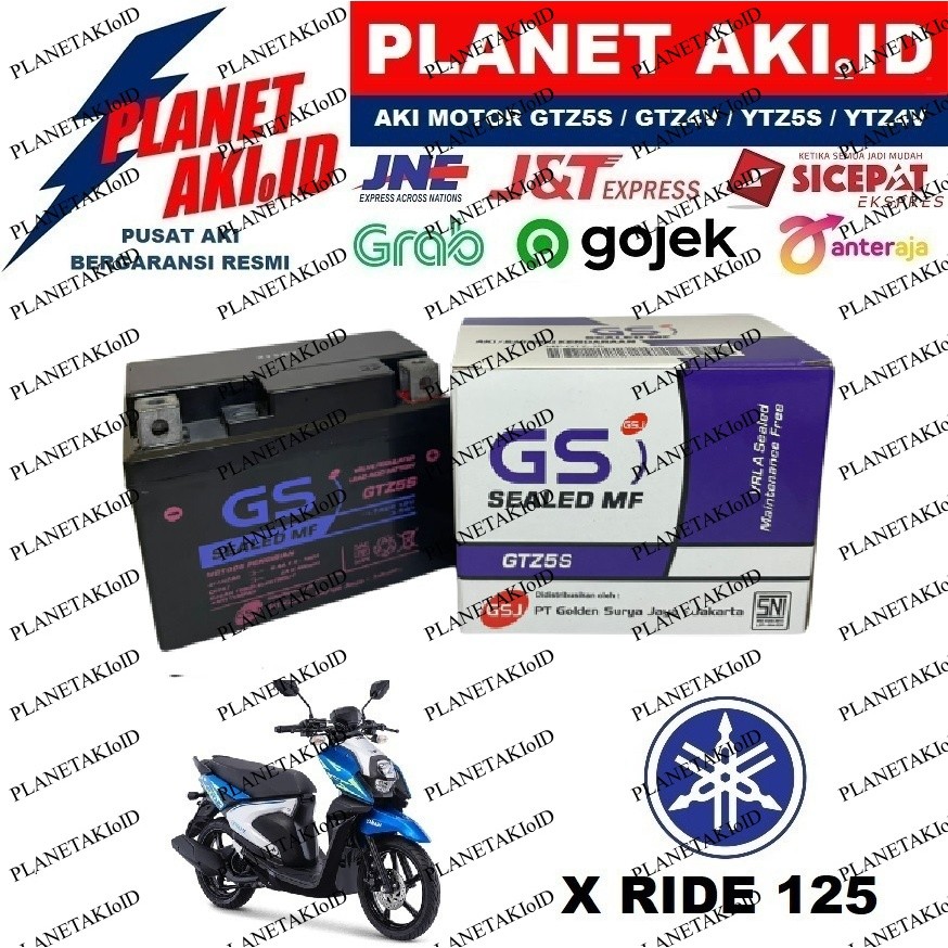 HORANSHOP Aki Motor Yamaha All New X Ride XRide X-Ride 125 Aki Kering Accu Kering MF GTZ5S