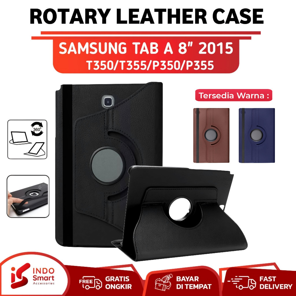 Terlaris Samsung Tab A8 2015 | Case Samsung Tab A 8" 2015 | Galaxy P355 P350 T350 T355 Flip Cover Ca