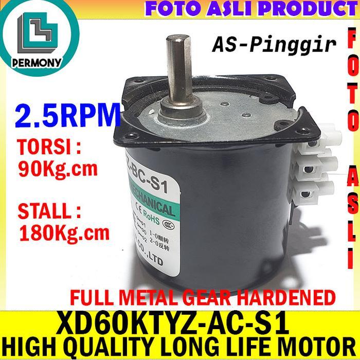 60KTYZ XD60KTYZ dinamo motor gearbox gear box high quality - 2.5 RPM