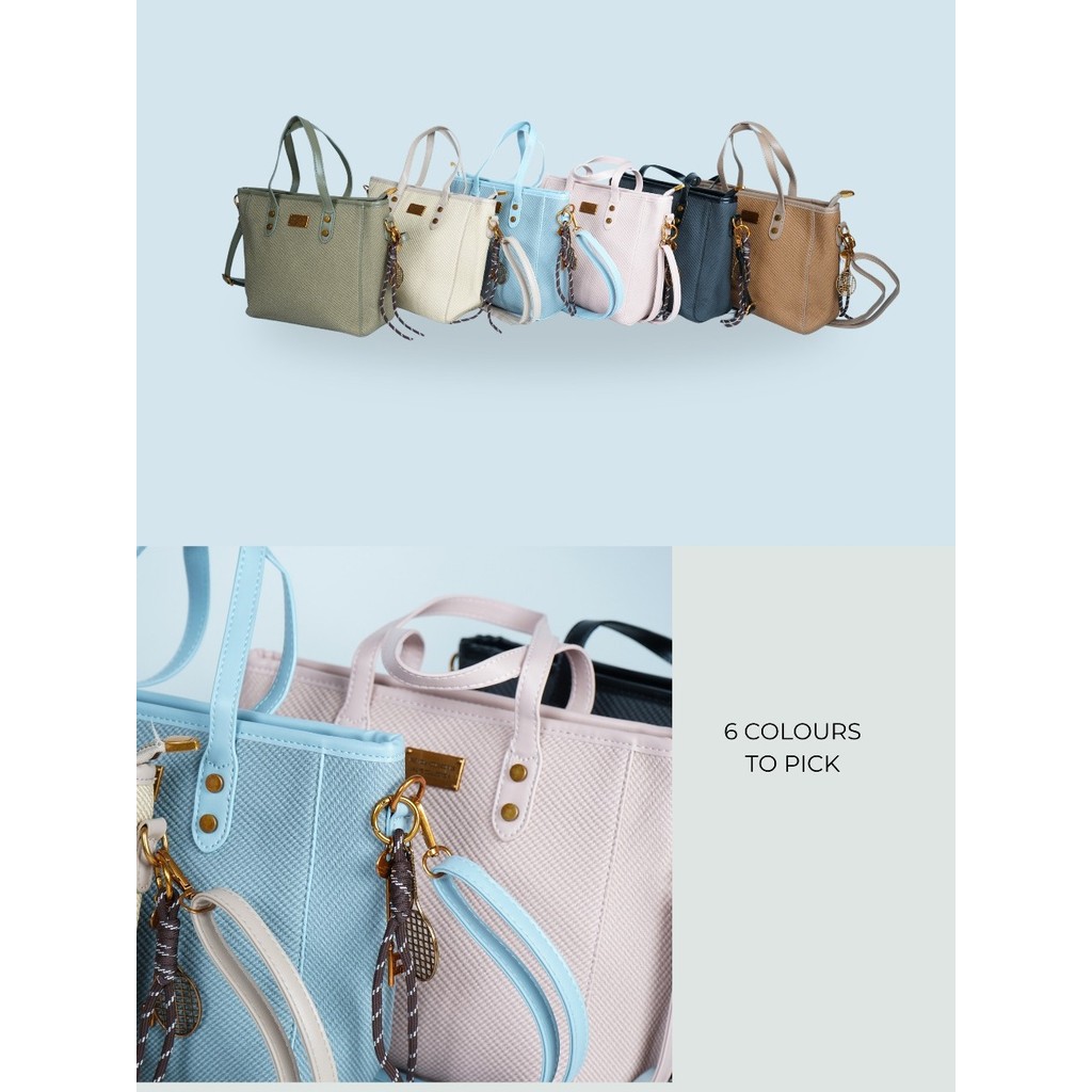 Puricia - Olla Tas Slempang Wanita Elegant Import 6 warna Simple Premium Terbaru ID8618