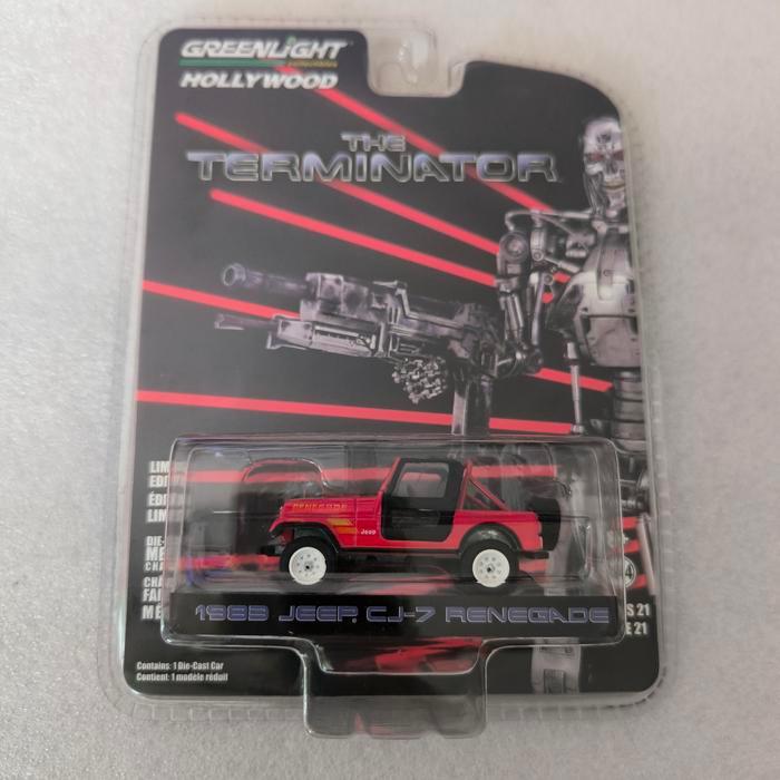 GREENLIGHT HOLLYWOOD THE TERMINATOR 1984 - 1983 JEEP CJ-7 RENEGADE BEST