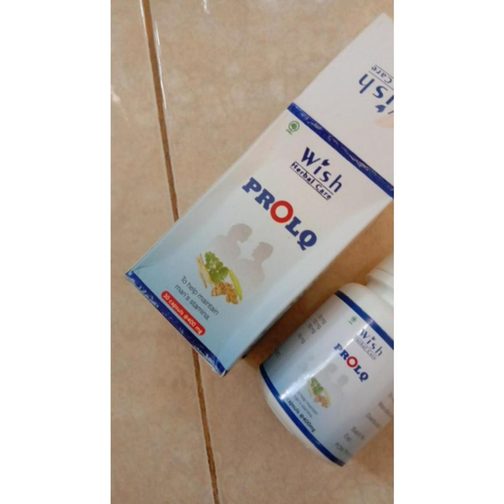 (Terlaris) WISH ProLQ - Pro LQ Suplemen Herbal Stamina Pria by Dr.Boyke