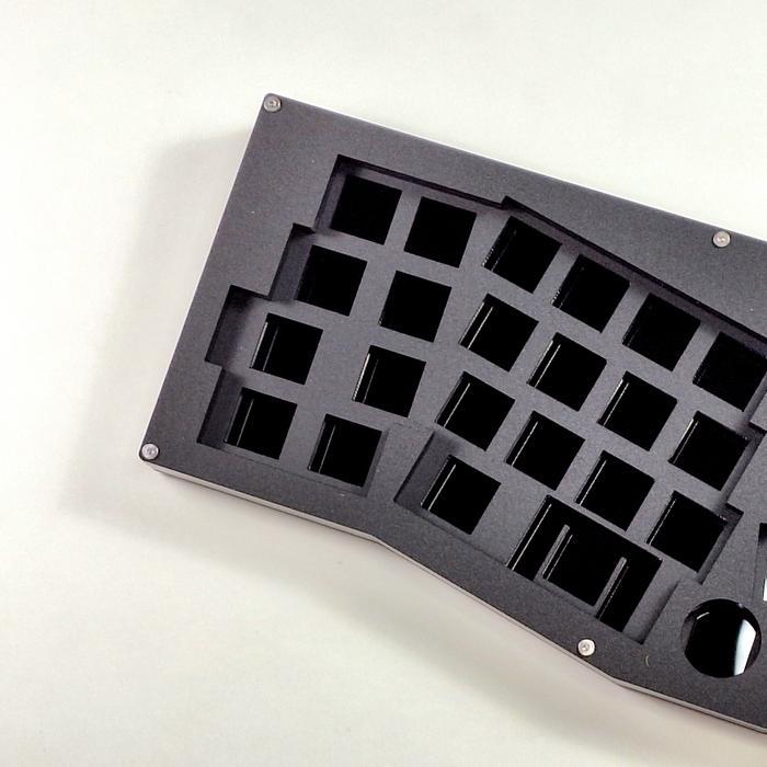 Euis 40% Ergo Keyboard Kit - Hitam Satin