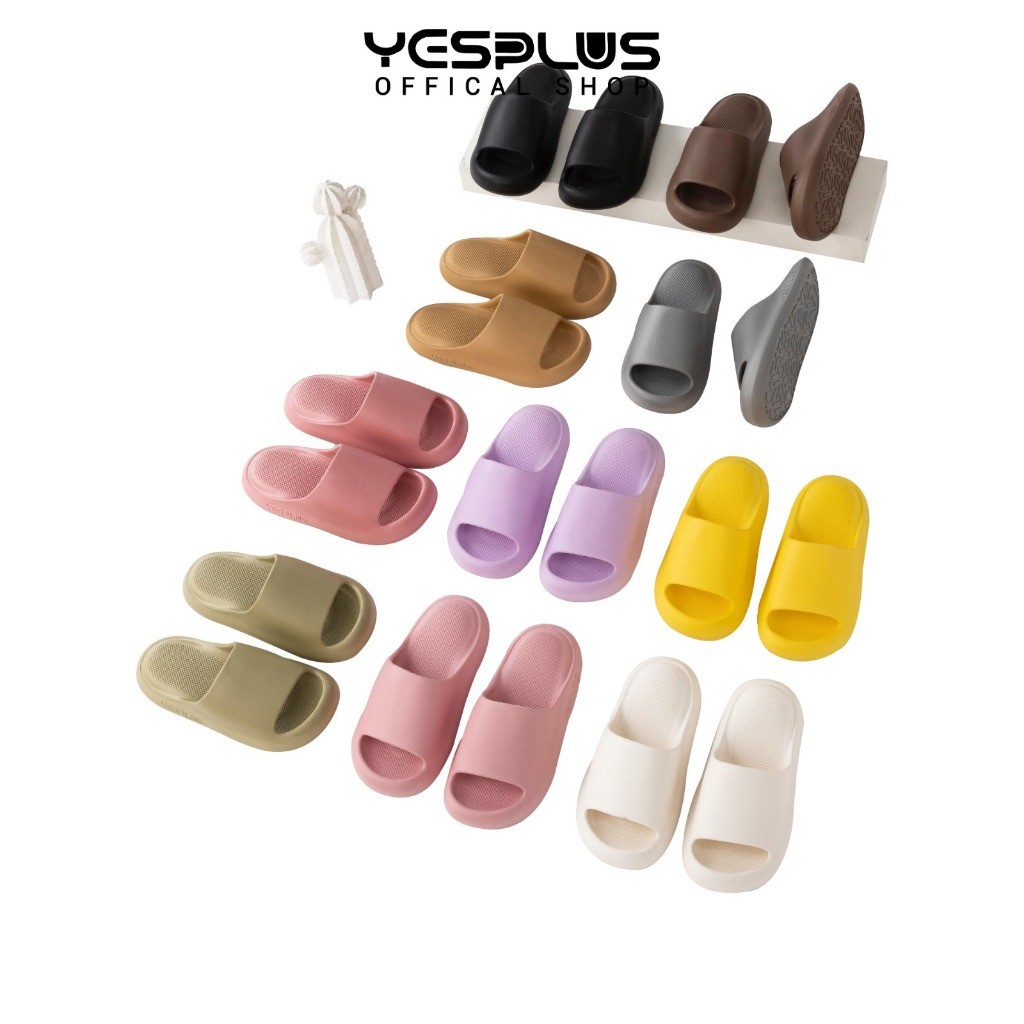 GOLIASPOTSHOP  Yesplus Sandal Original YS001-W/P Sandal Slop Eva AntiSlip Sandal Couple Empuk Import