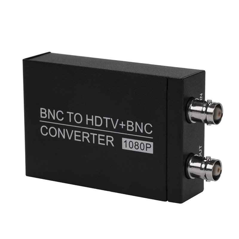 BNC To HDTV Converte BNC HDTV+BNC Converte High Definition Coaxial Camera Signal Converter With Loop
