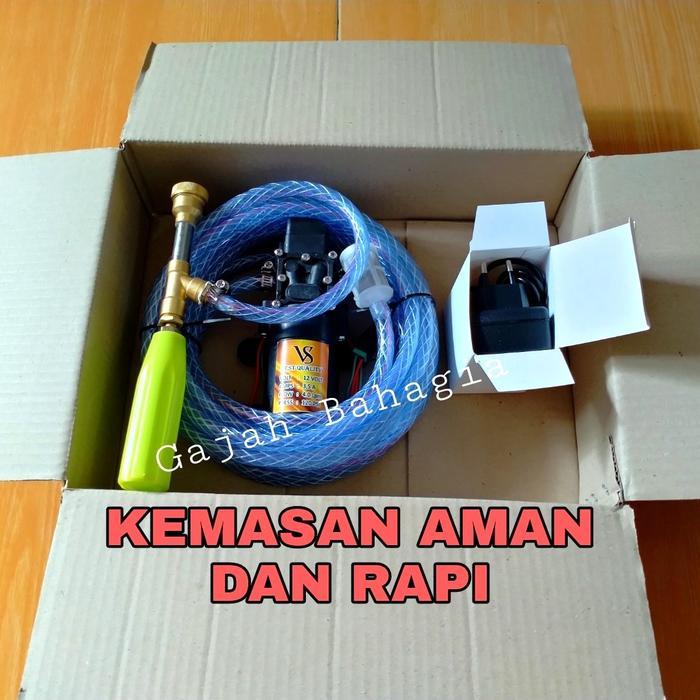 [ Promo ]  ||  Alat Steam Cuci Motor Mobil AC Paket Mesin Pompa DC Setim Cuci Motor