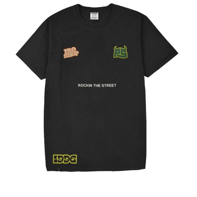 TOP Proshop | logos Sticker Tshirt | Kaos Pria Kaos Distro | Hitam