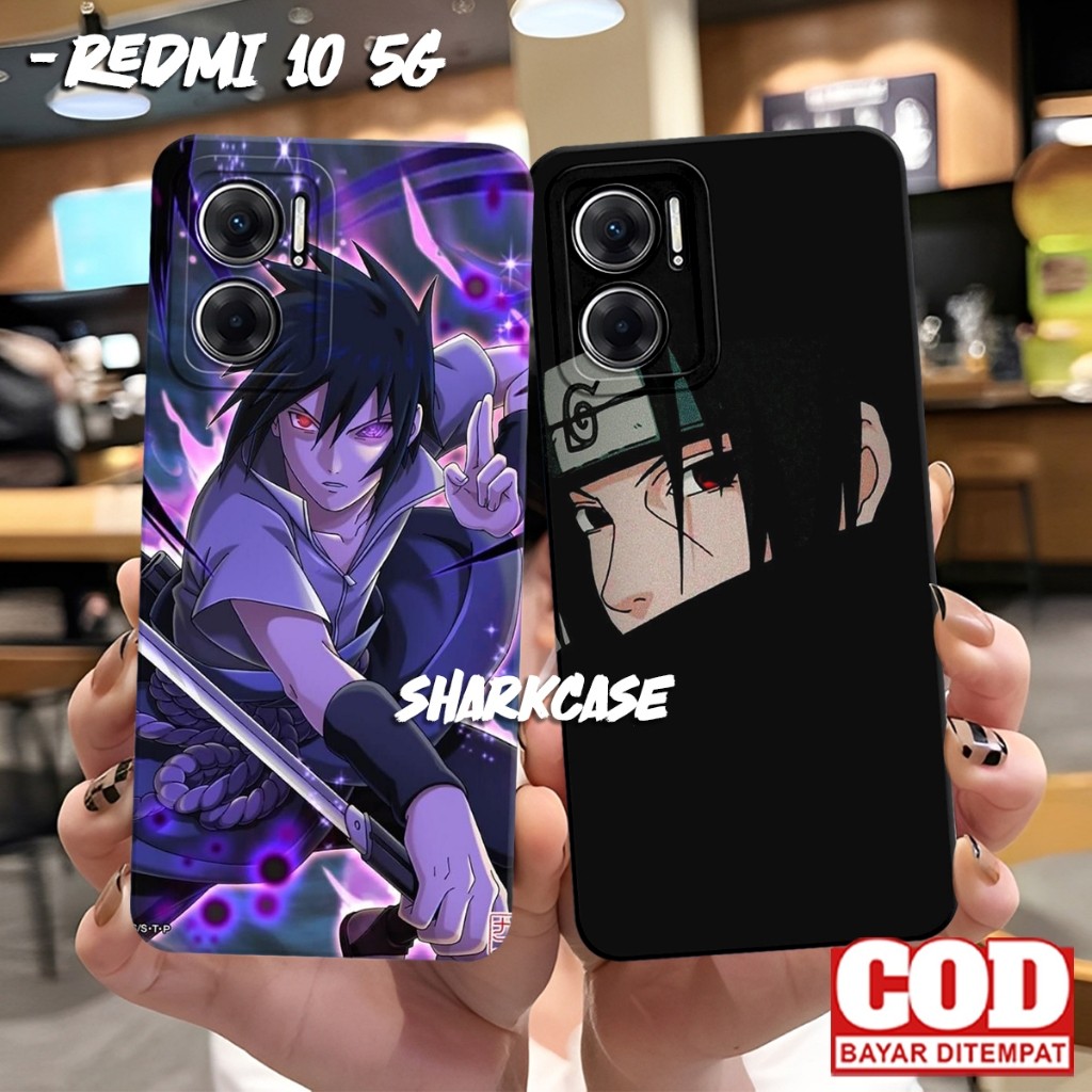 Softcase REDMI 10 5G - Case REDMI 10 5G 2022  Motif Anime Naruto Uzumaki Terbaru Kekinian - Casing R