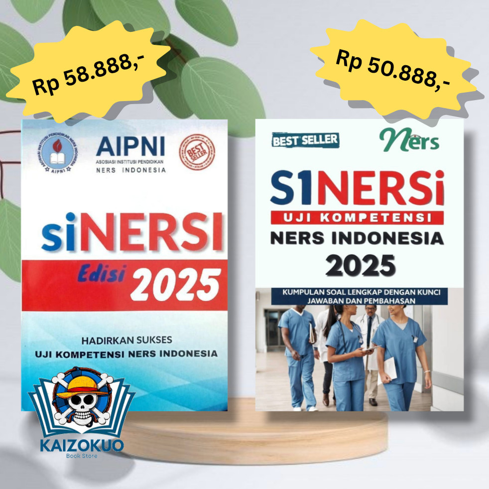 Buku SINERSI 2025 INDONESIA | SINERSI 2025 AIPNI UJI KOMPETENSI NERS | UKOM NERS UKNI 2025 2026 | PP