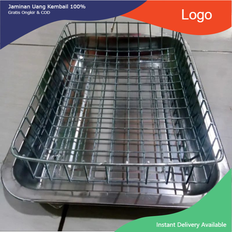 Nampan peniris gorengan/Nampan & Keranjang peniris minyak