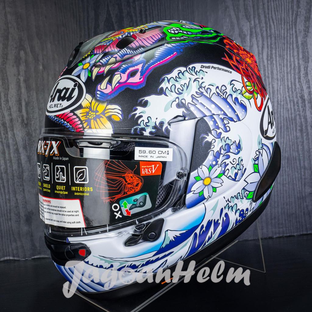 ARAI HELM RX-7X ORIENTAL | FLAT BLACK | ARAI RX7X FULLFACE