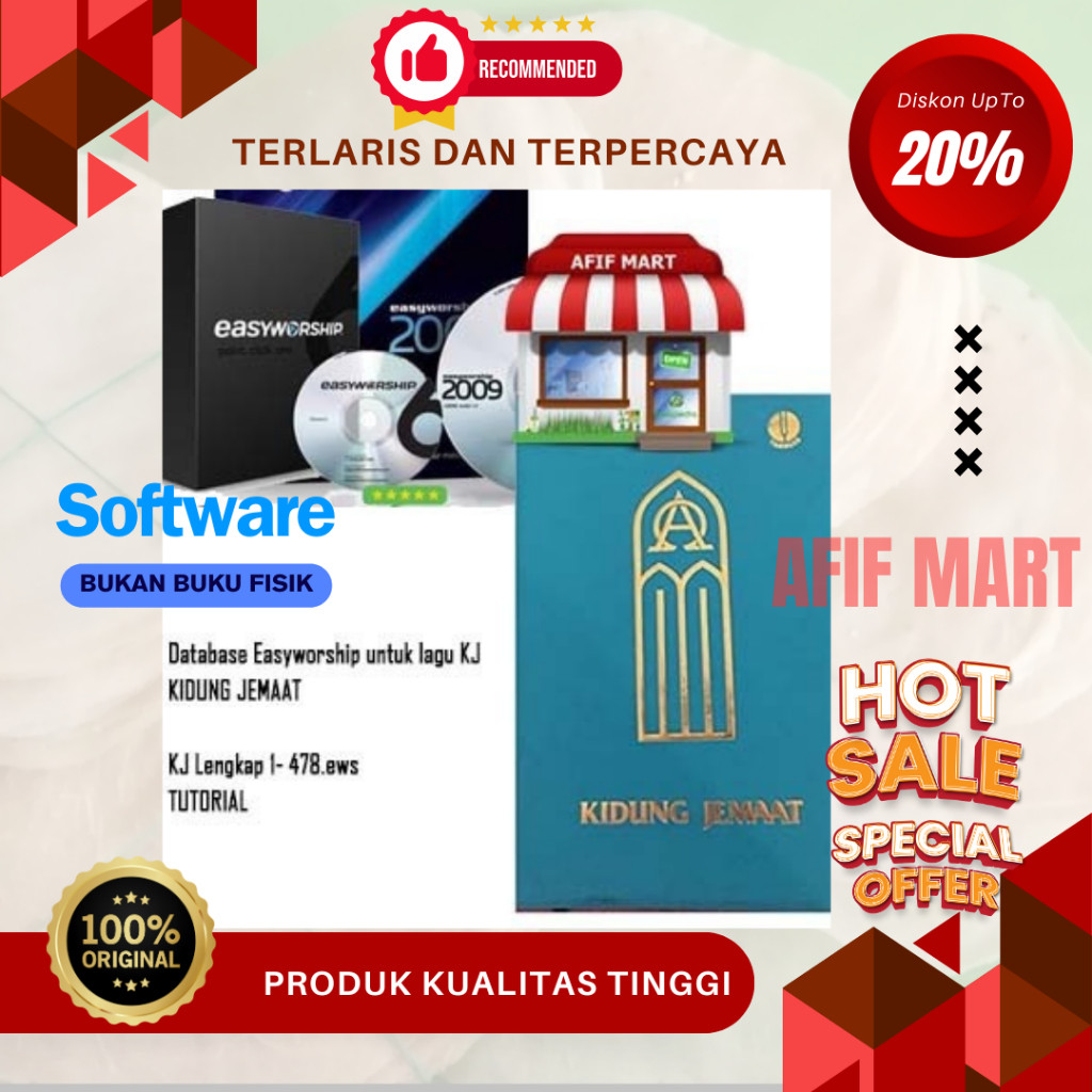 Database Lagu Easyworship Kidung Jemaat ( KJ ) Multimedia Gereja