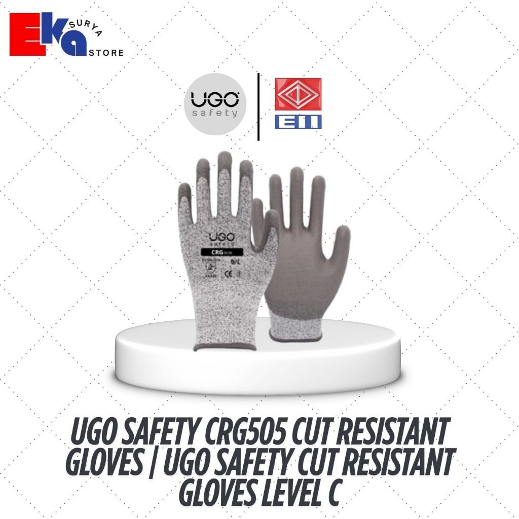 UGO Safety CRG505 Cut Resistant Gloves | UGO Safety Cut Resistant Gloves Level C | EII Store