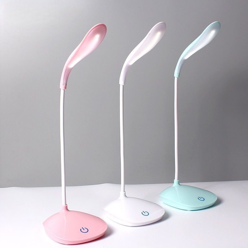 Lampu LED  Listrik Lampu Belajar Cas Recharge 3 Mode Sentuh Lampu LED Meja Belajar USB Lampu Baca De