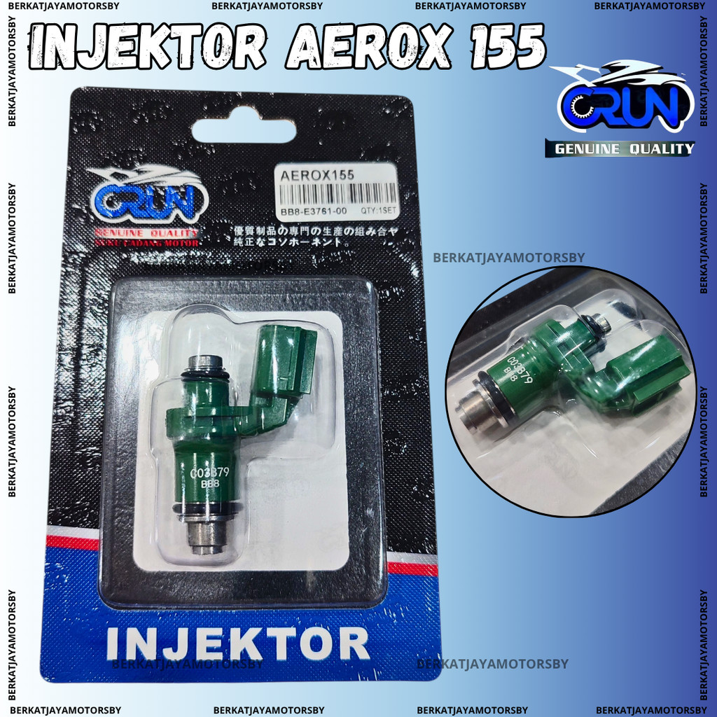 (CRUN) Injektor Only Aerox 155 BB8-E3761-00 / Injector Only Aerox Old / Asli Original