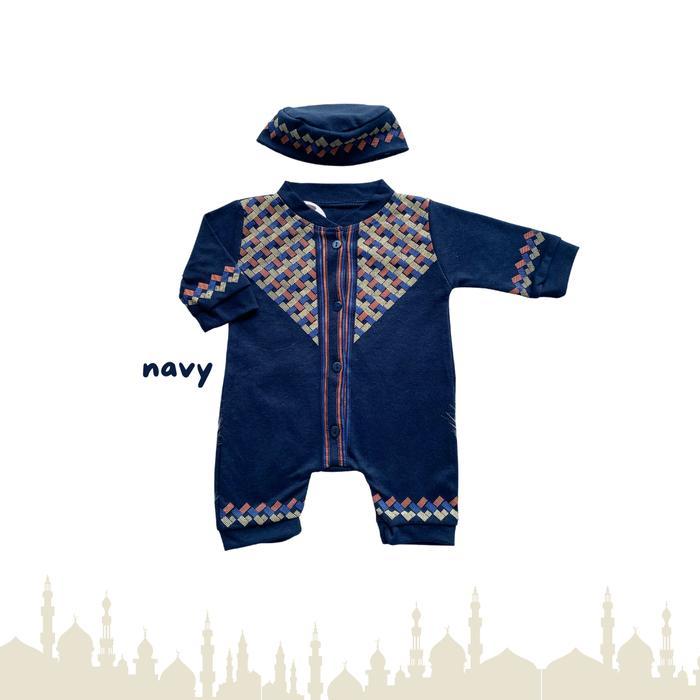 koko jumper miru bayi balita 6 12 bulan - navy