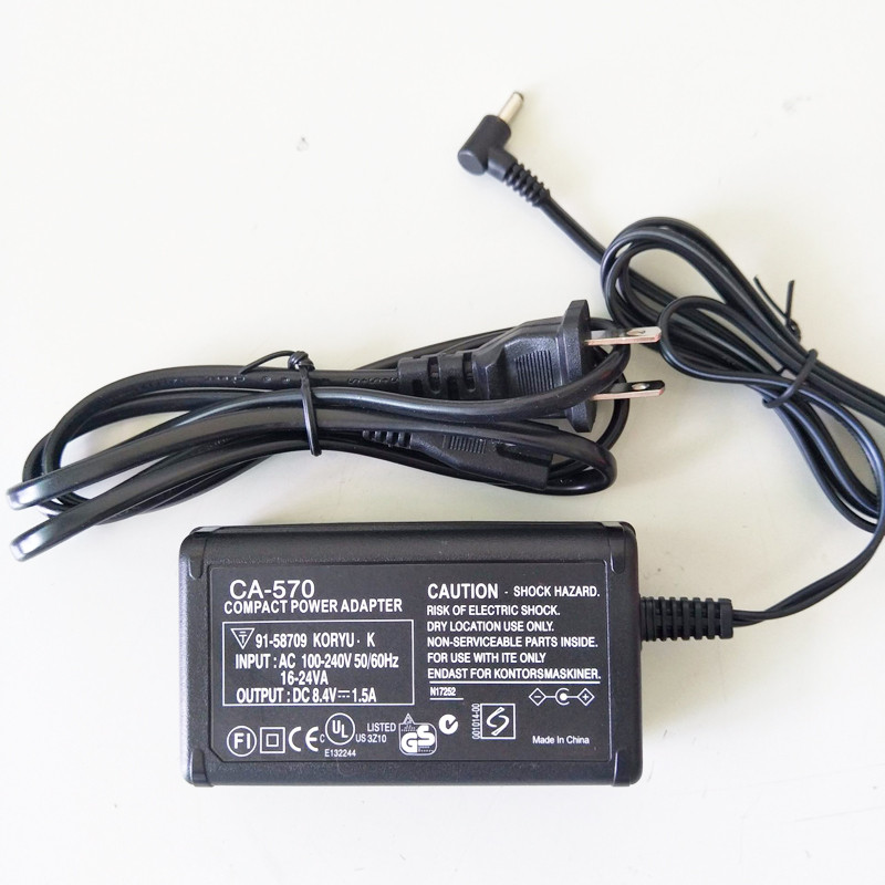 CA-570 Charger for Canon HFM400 HFM32 XA20 XA25 FS36 FS406 FS46 HFG10 HFS30 HFS21 FS37 XA10 Camera P