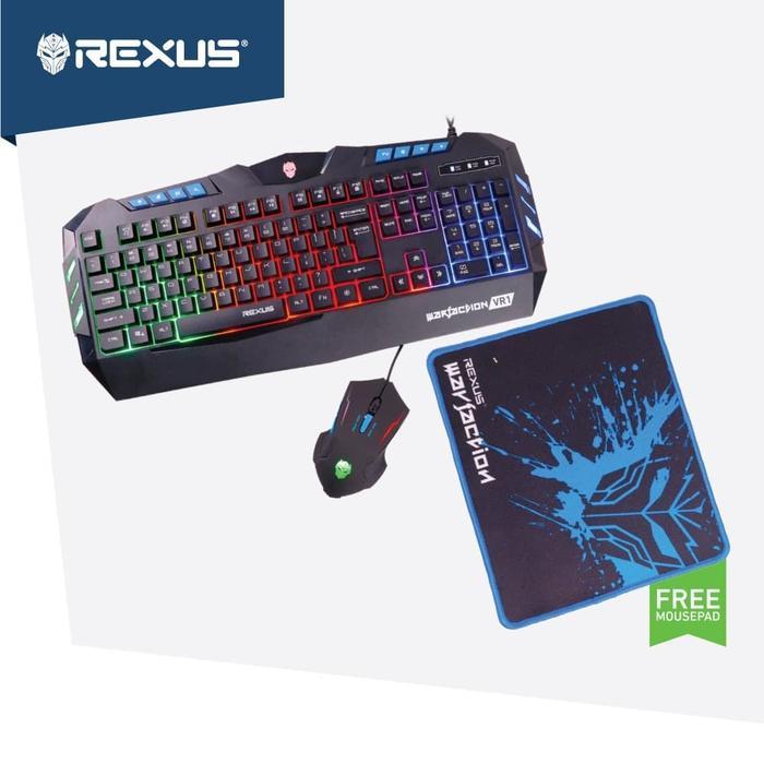 Keyboard Mouse REXUS WARFACTION VR1 / Keyboard Mouse Gaming Rexus