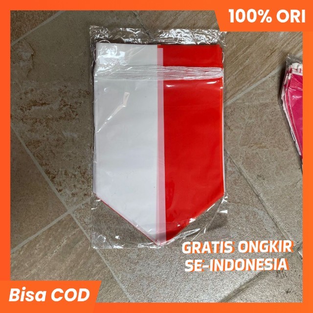Bendera Plastik SEGILIMA siap pakai/ Bendera Renteng/ Bendera Indonesia gantung/ Bendera Hiasan Kamp